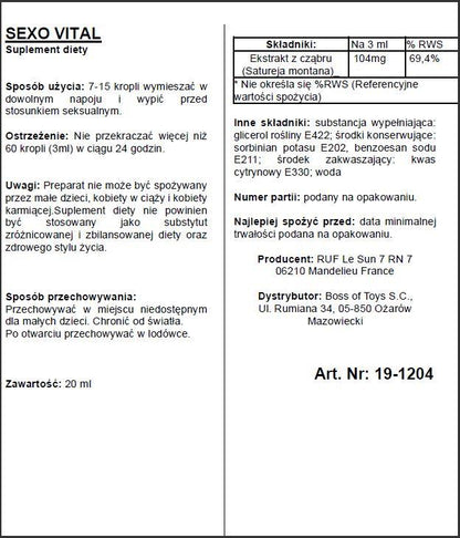 2-Ziołowy afrodyzjak podniecające krople na sex 30ml-2