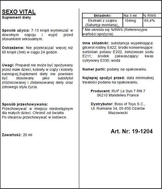 2-Ziołowy afrodyzjak podniecające krople na sex 30ml-2