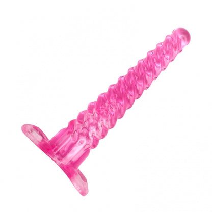 2-Świderek analny korek zakręcone dildo sonda 16cm-2