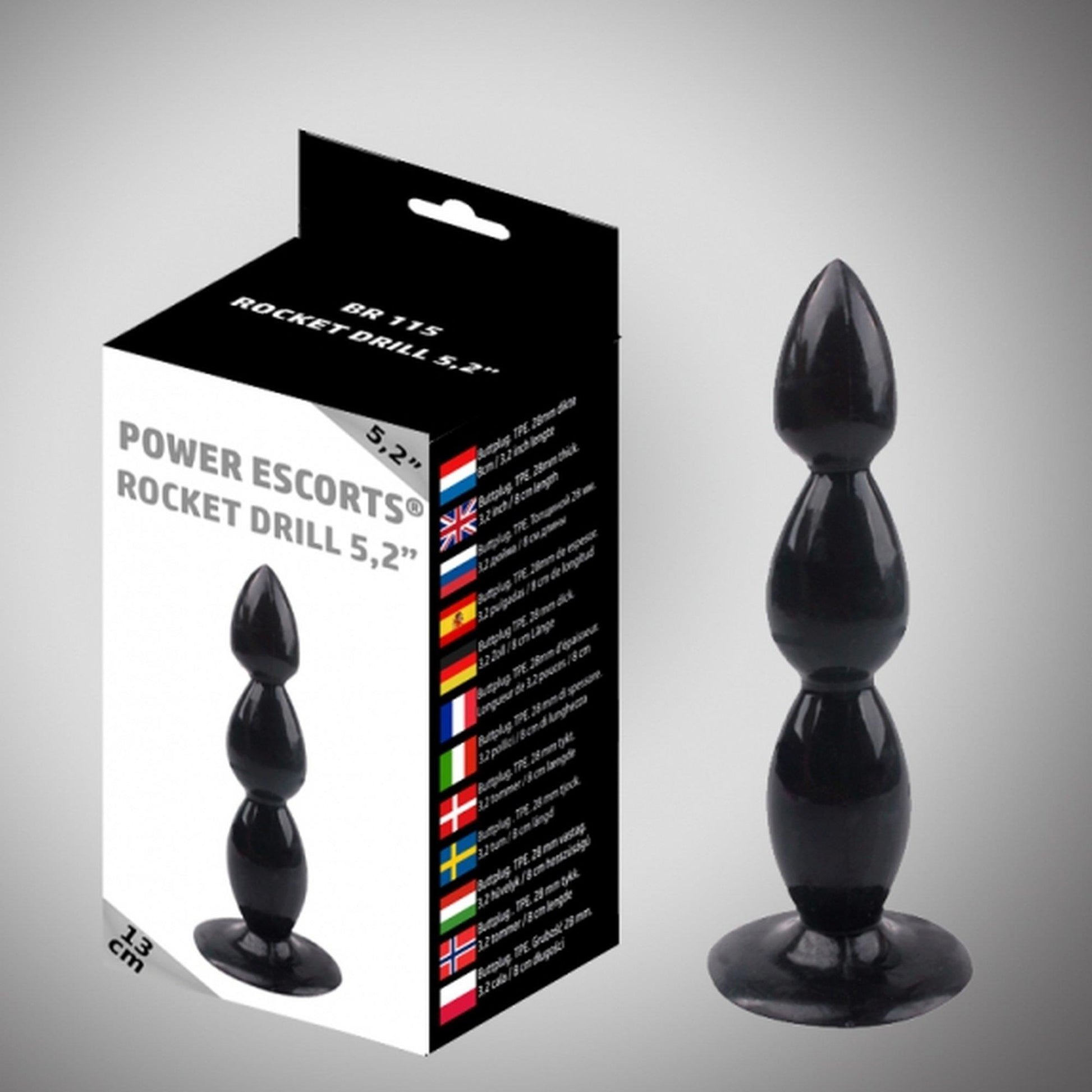 2-Zatyczka analna kulki koraliki z przyssawką 13cm-2
