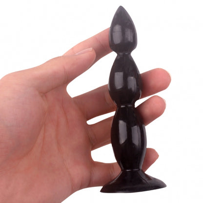 1-Zatyczka analna kulki koraliki z przyssawką 13cm-1