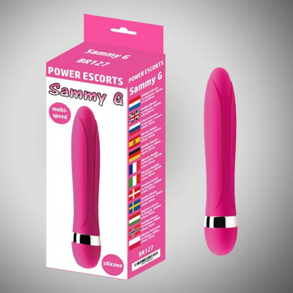 1-Sammy g pink vibro 18,5 cm / 7,3 inch-1