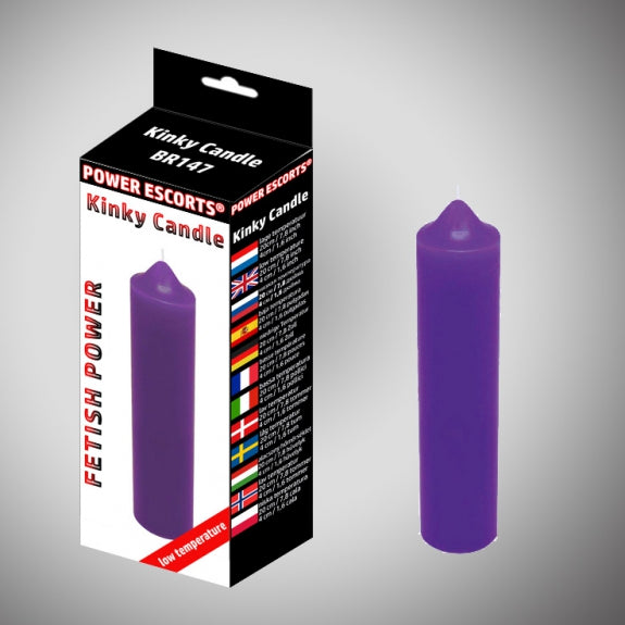 1-Kinky candle  purple low temperature  candle 20 cm-1
