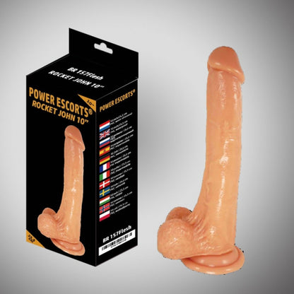 3-Mocna przyssawka dildo realistyczne jądra sex 25cm-3