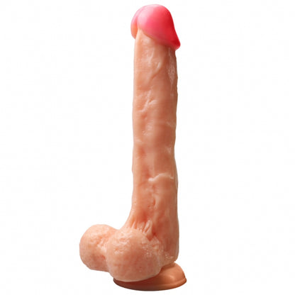 2-Mocna przyssawka dildo realistyczne jądra sex 25cm-2