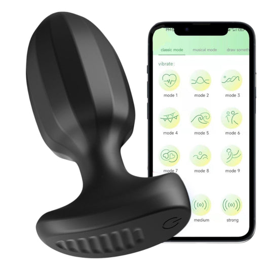 1-Power Escorts - BR192 - Remote Vibrating Plug - App Controled - Silicone-1