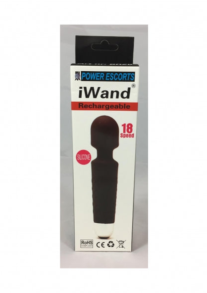 3-Iwand black rechargeable silicone bodywand massager-3