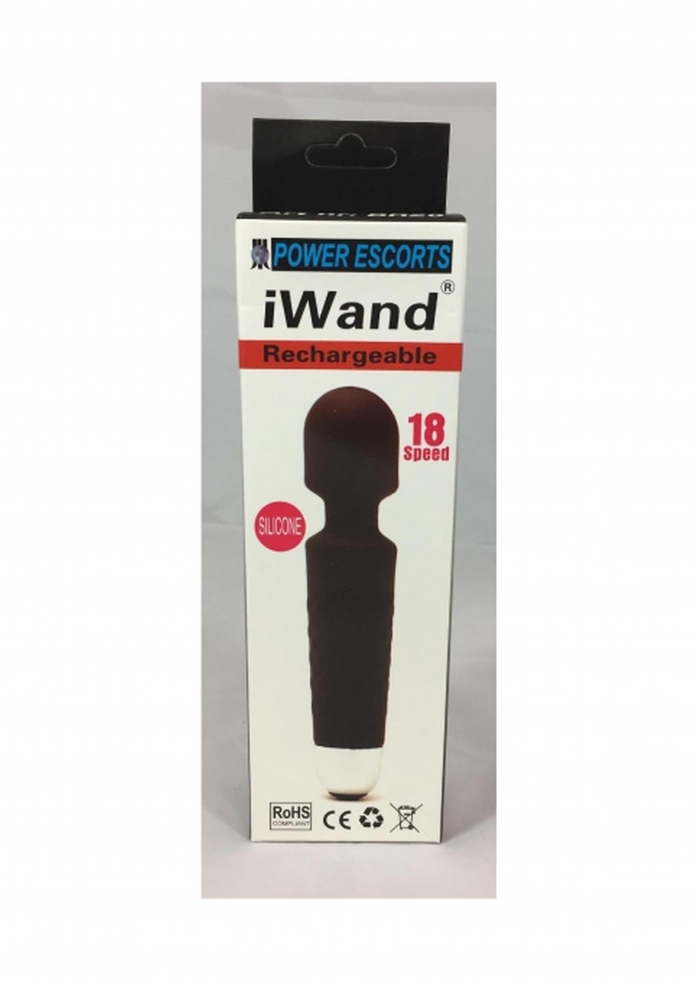 4-Iwand black rechargeable silicone bodywand massager-4