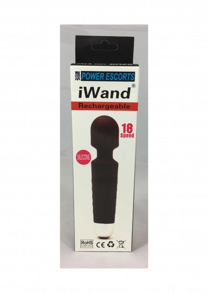 4-Iwand black rechargeable silicone bodywand massager-4