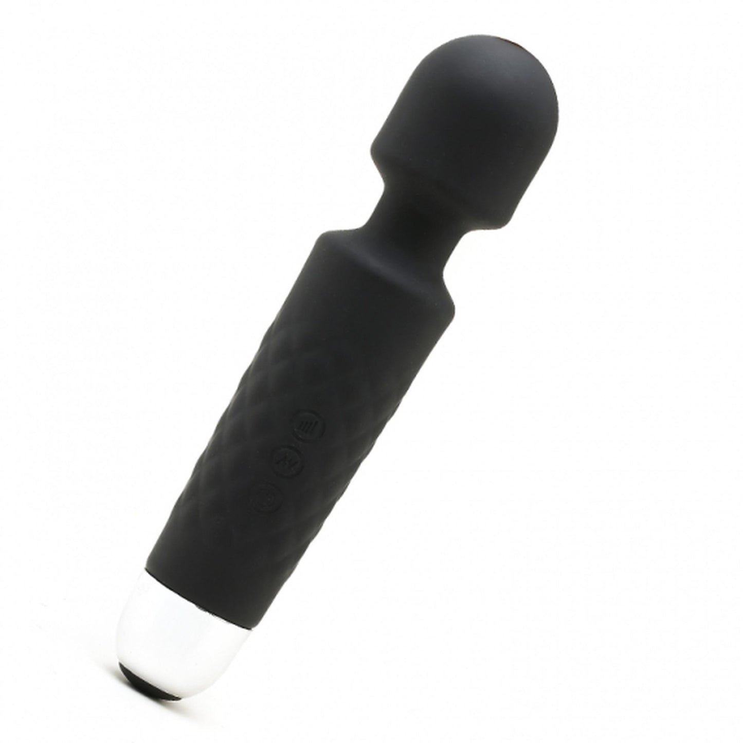 2-Iwand black rechargeable silicone bodywand massager-2