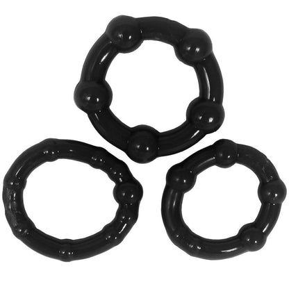 3-Quickes Pro - Vibrating masturbator + 3 pack cockring-3