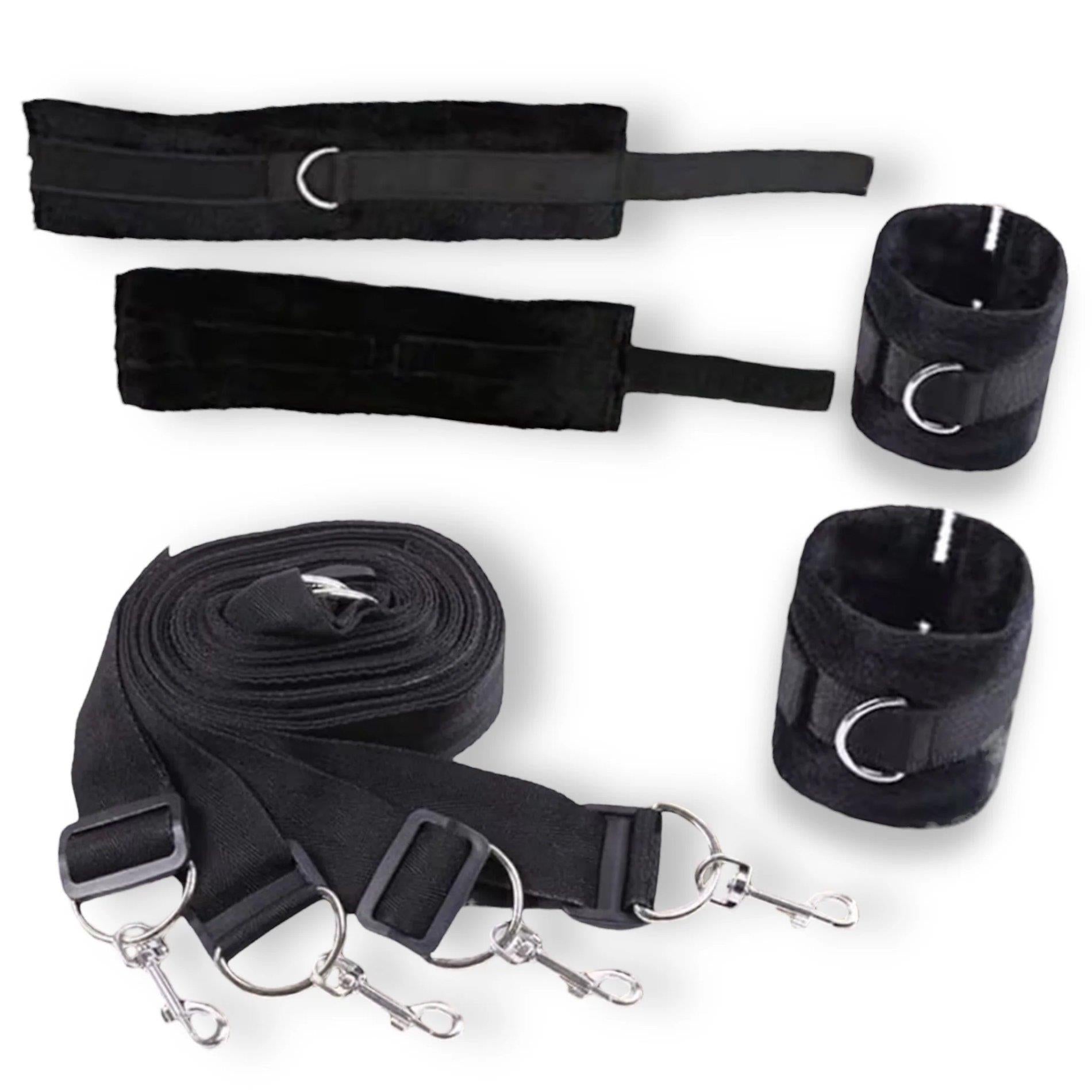2-Power Escorts - BR243 - Bed Restraint Bondage Set BDSM - Big Colour Box-2
