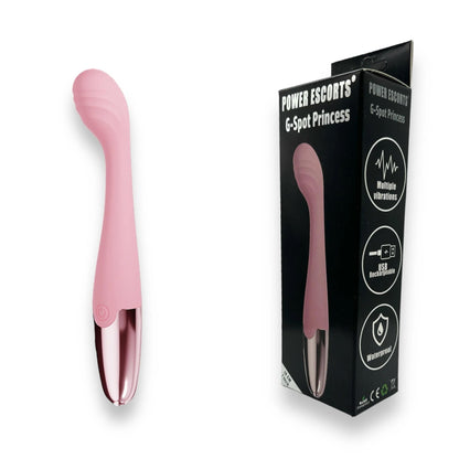 3-Power Escorts - Pink - G Spot Princess - 18 Cm / 7 Inch Silicone G Spot Vibrator-3