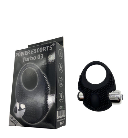 3-Turbo 03 black vibrating cockring-3