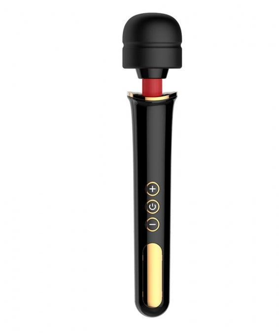 1-Powerwand gold  black big size wand massager 12 speed rech-1