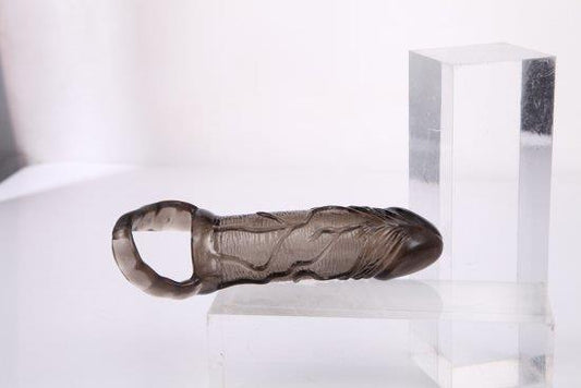 2-Elastyczna przedłużka powiększająca na penisa 11cm-2