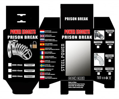 3-Prison BReak metal large  50 mm with lock-3