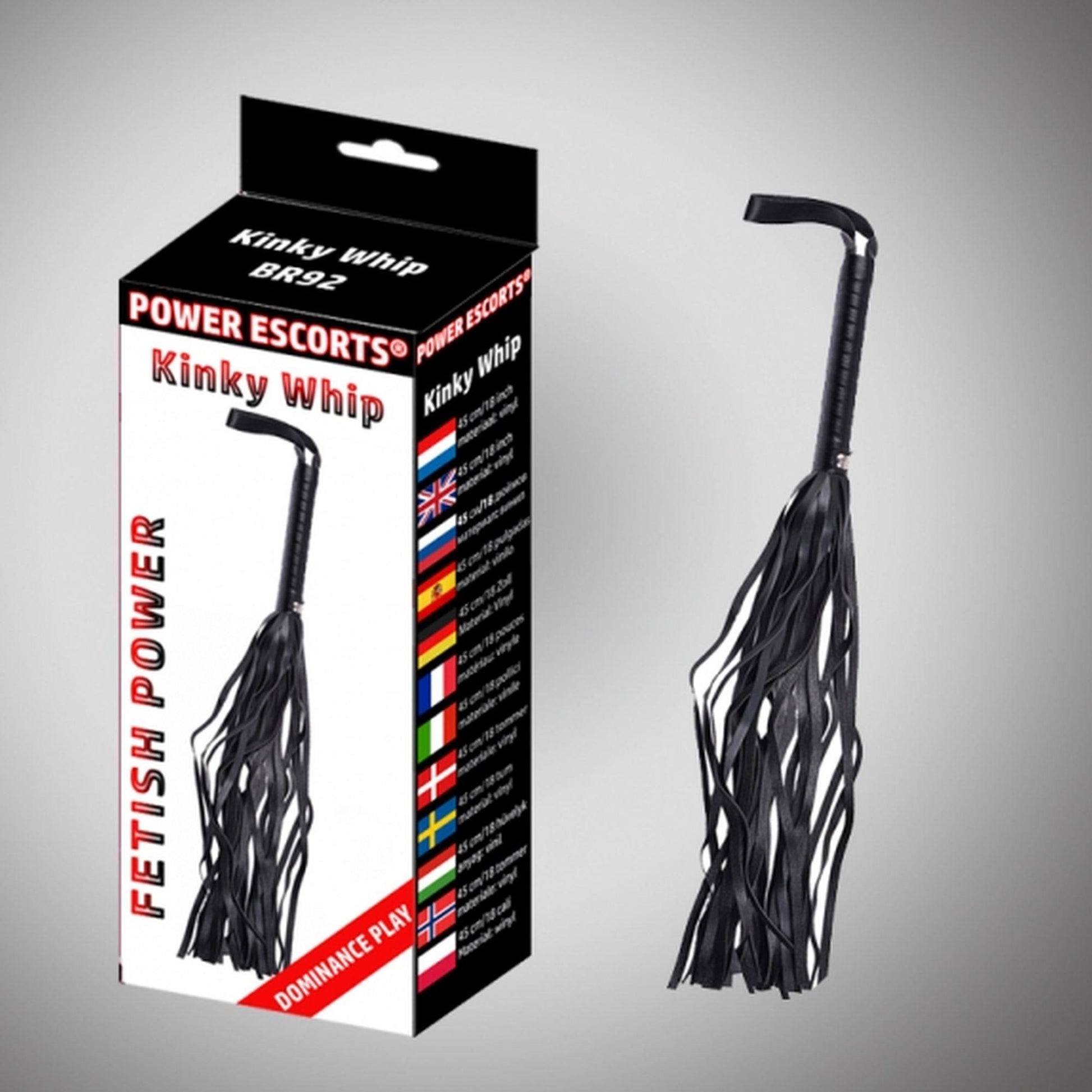 2-Kinky whipp black  42 cm whipp-2
