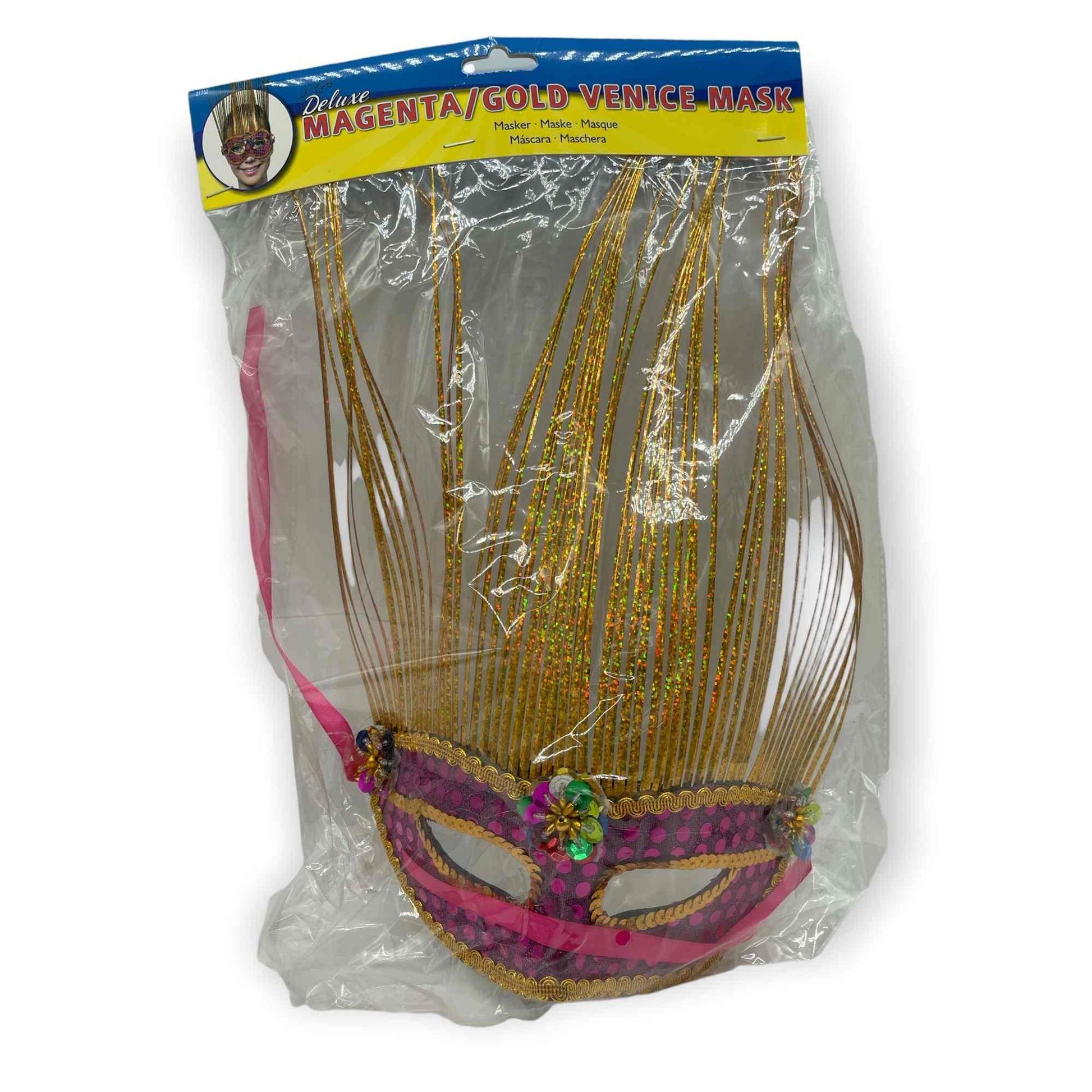2-Maska-Venice Mask Pink-2