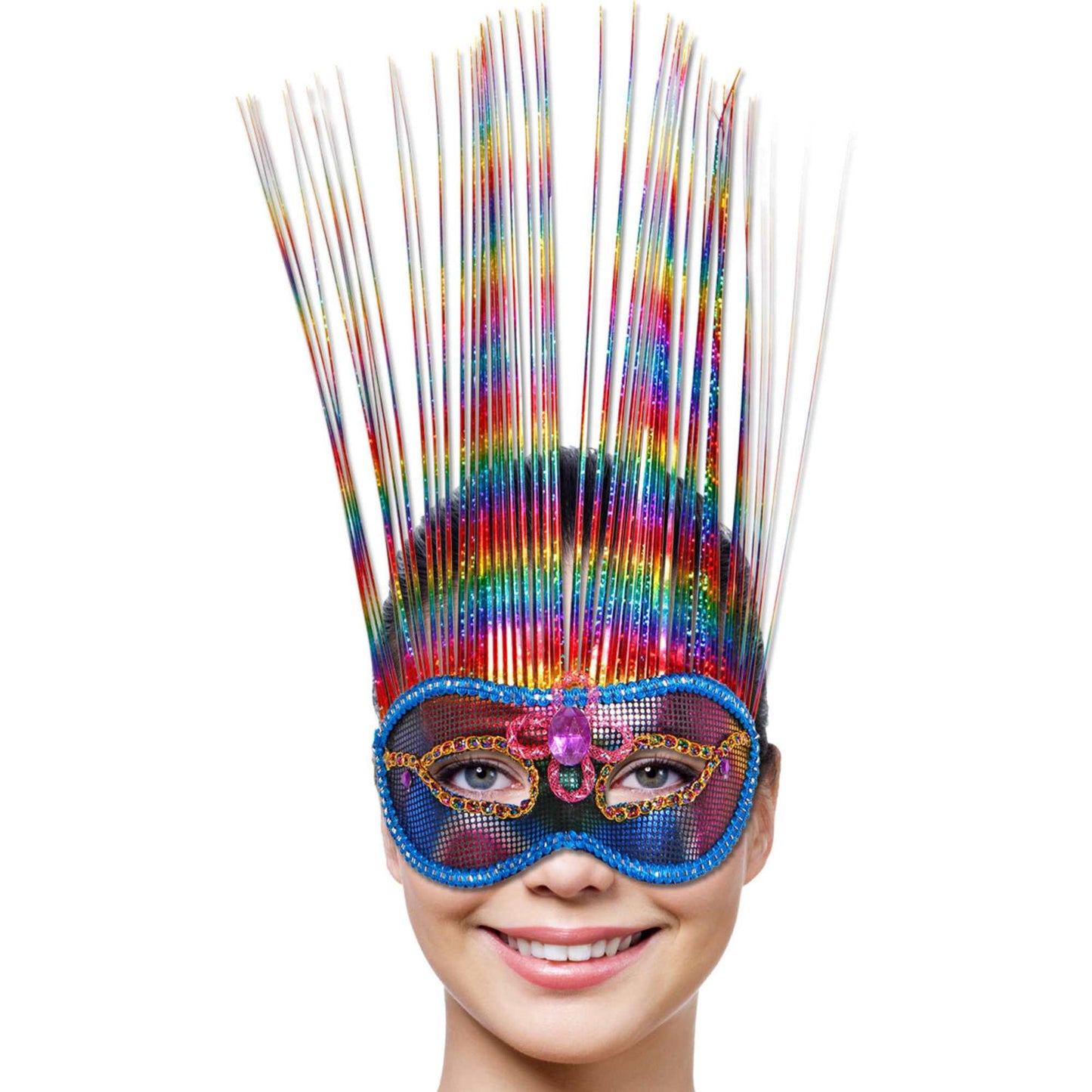 1-Maska-Venetian Mask Rainbow Deluxe-1