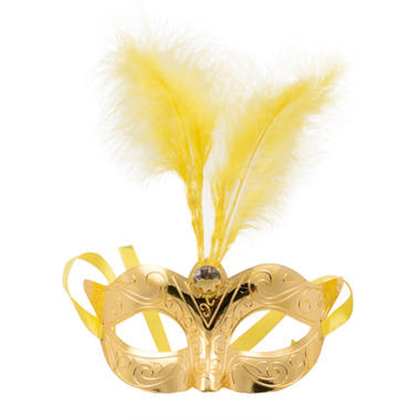 1-Maska-Venetian Mask Gold-1