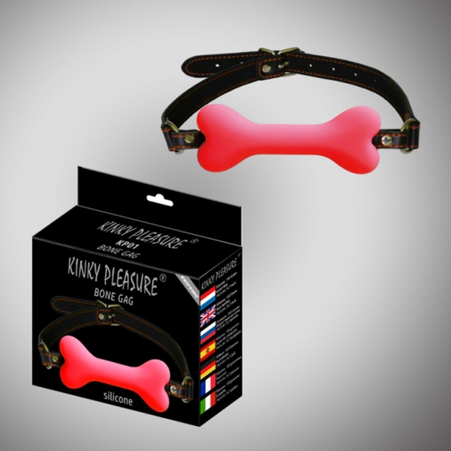 6-Bone gag red-6