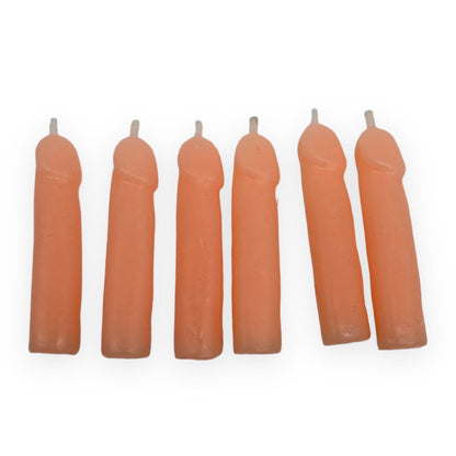 1-Świeczki-Party Penis Candles 6pcs Pack Flesh-1