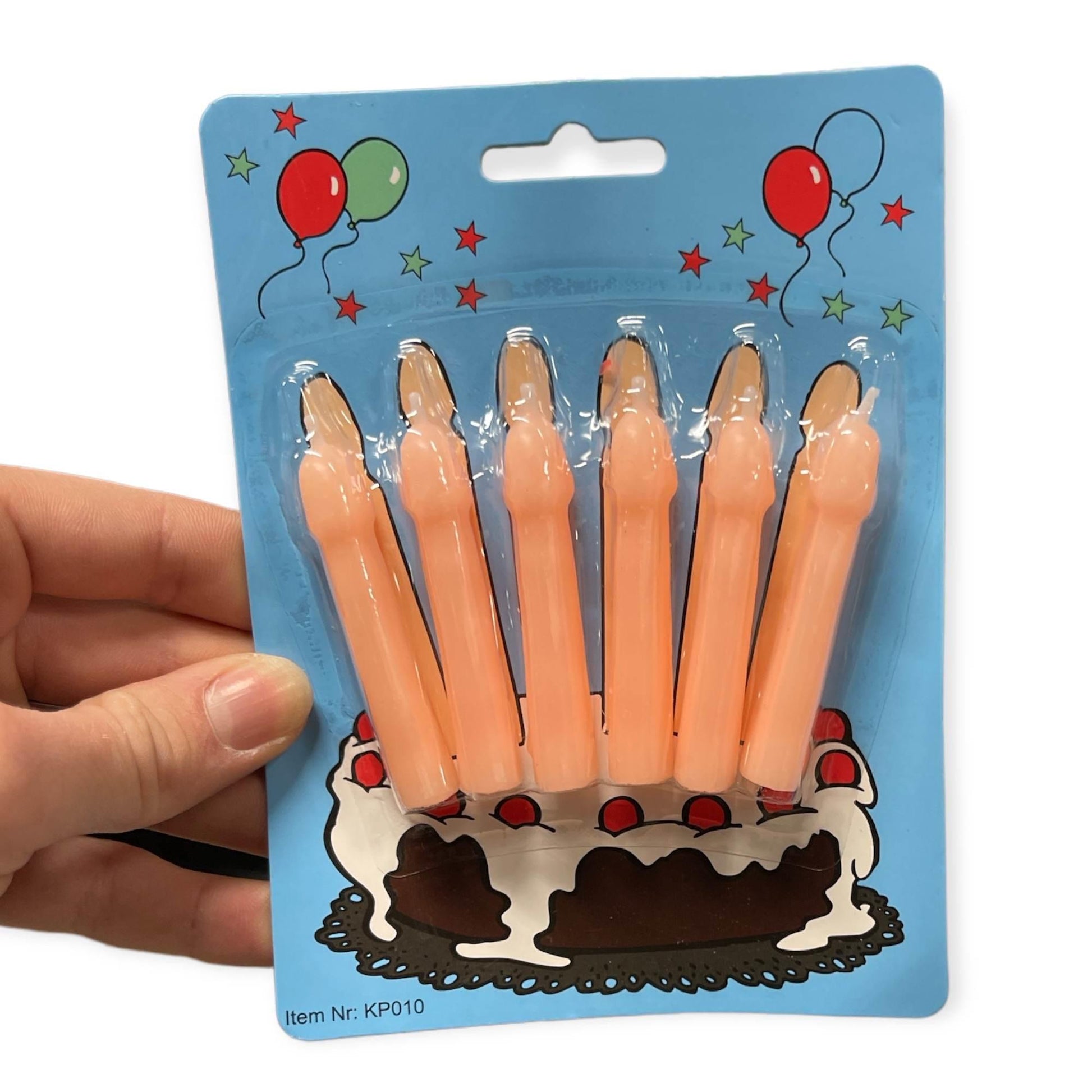 2-Świeczki-Party Penis Candles 6pcs Pack Flesh-2