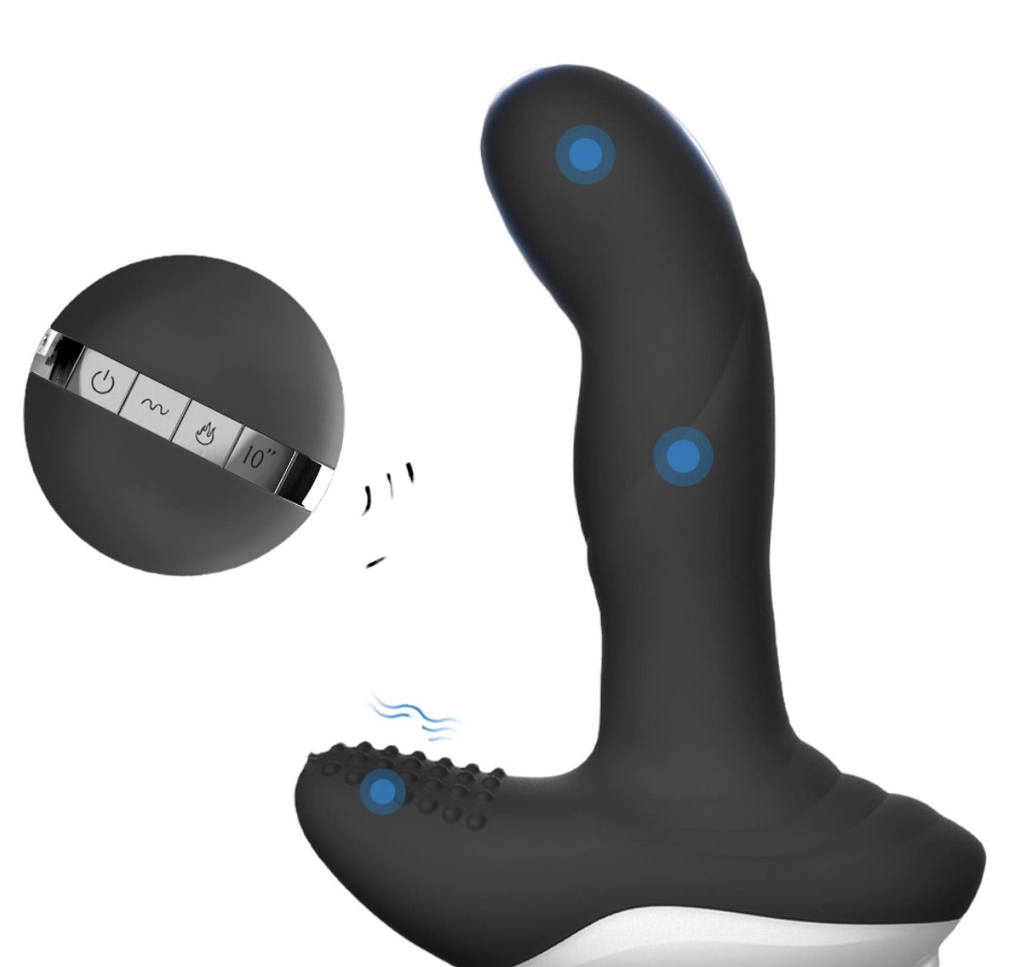 2-Wibrujący masażer stymulator prostaty posuwisty-2