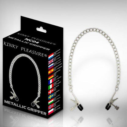 1-Kinky Pleasure - Mettalic Gripper Kinky Clamps-1