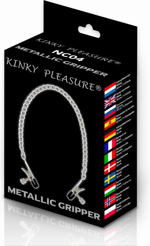 3-Kinky Pleasure - Mettalic Gripper Kinky Clamps-3