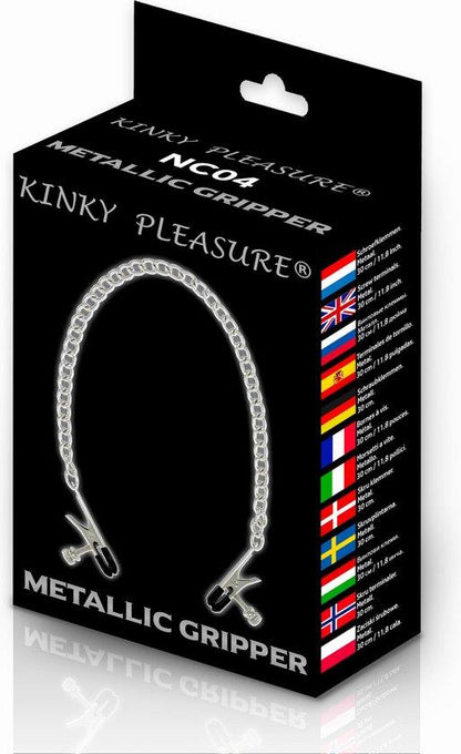 3-Kinky Pleasure - Mettalic Gripper Kinky Clamps-3