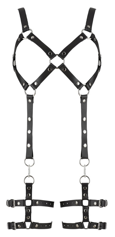 6-Leder harness S/M-6