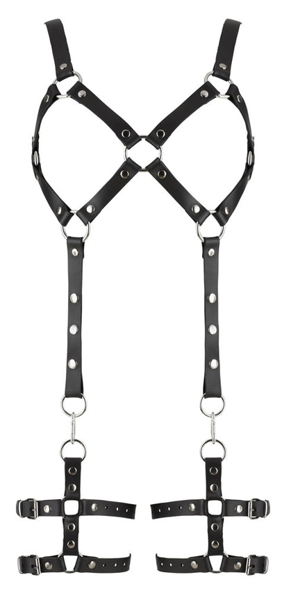 6-Leder harness S/M-6