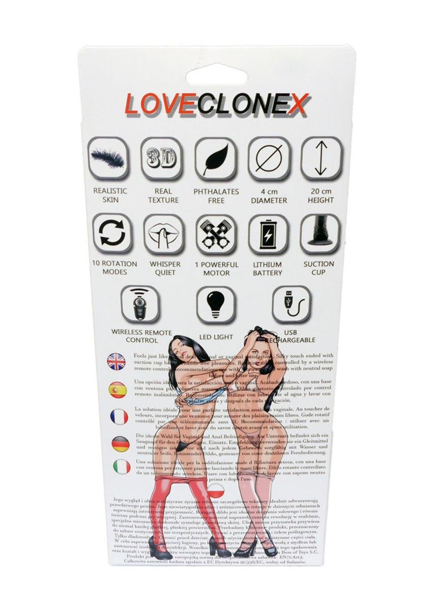 15-Dildo z wibracją rotacją pilot cyberskóra 17cm-15