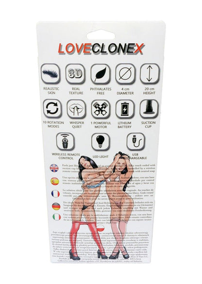 15-Dildo z wibracją rotacją pilot cyberskóra 17cm-15