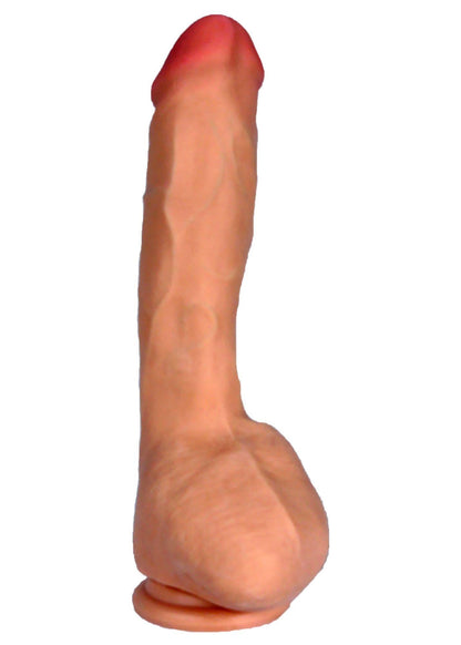 5-Dildo penis z cyberskóry naturalny 7trybów 25cm-5