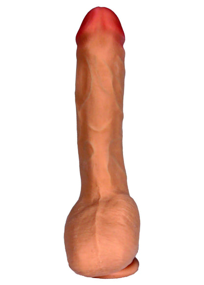 4-Dildo penis z cyberskóry naturalny 7trybów 25cm-4
