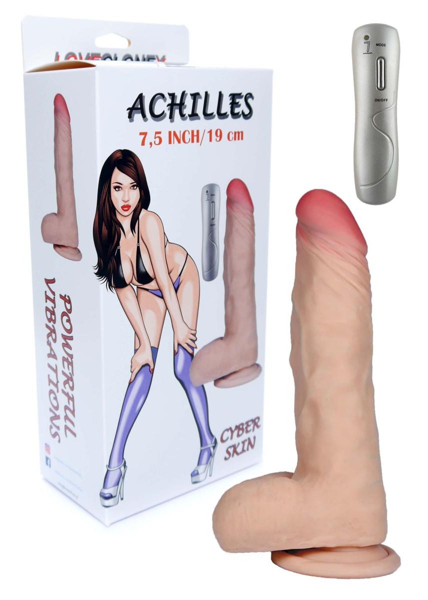 1-Realistyczny penis dildo z cyberskóry 7tryb 21c-1