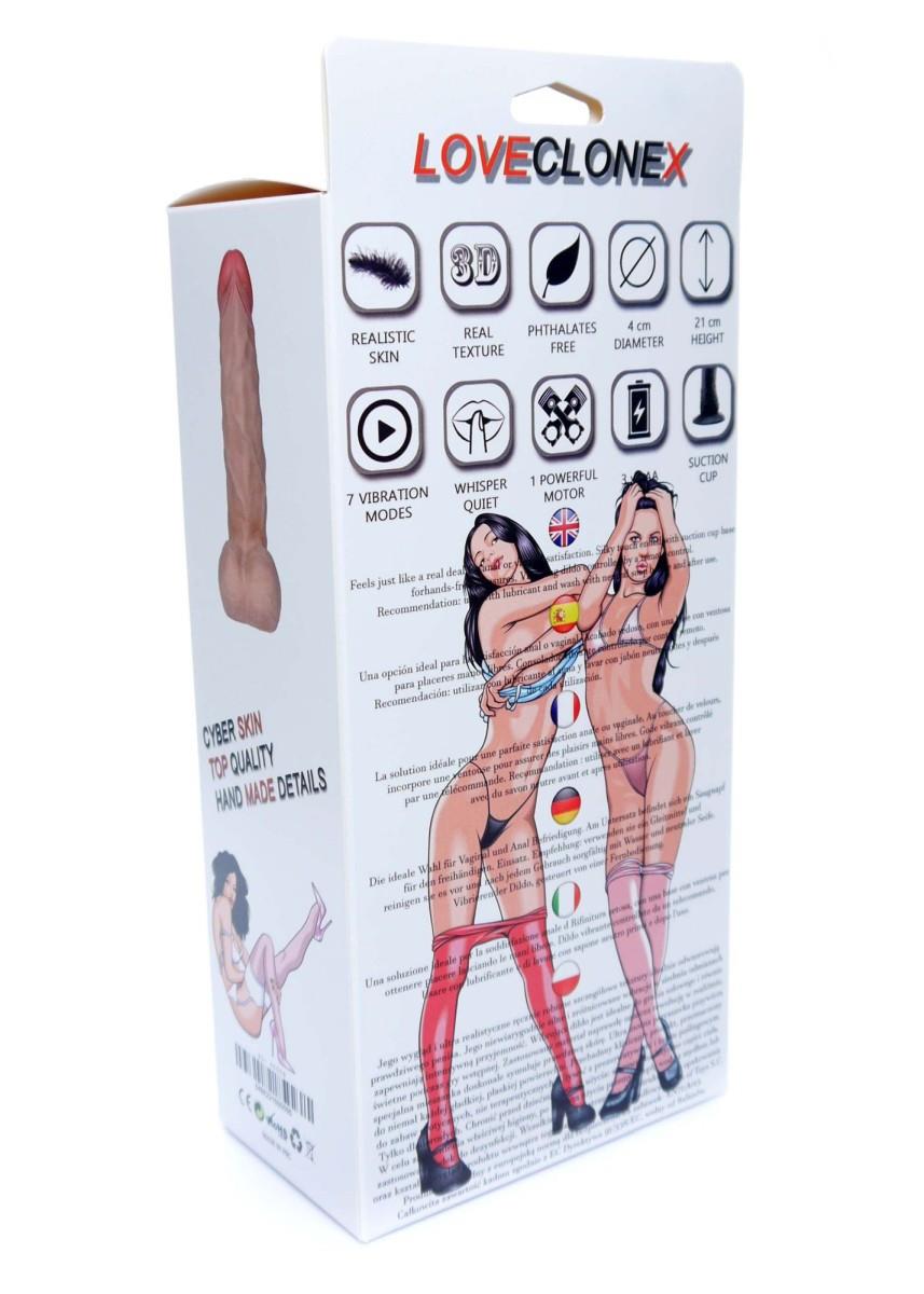 8-Realistyczny penis dildo z cyberskóry 7tryb 21c-8