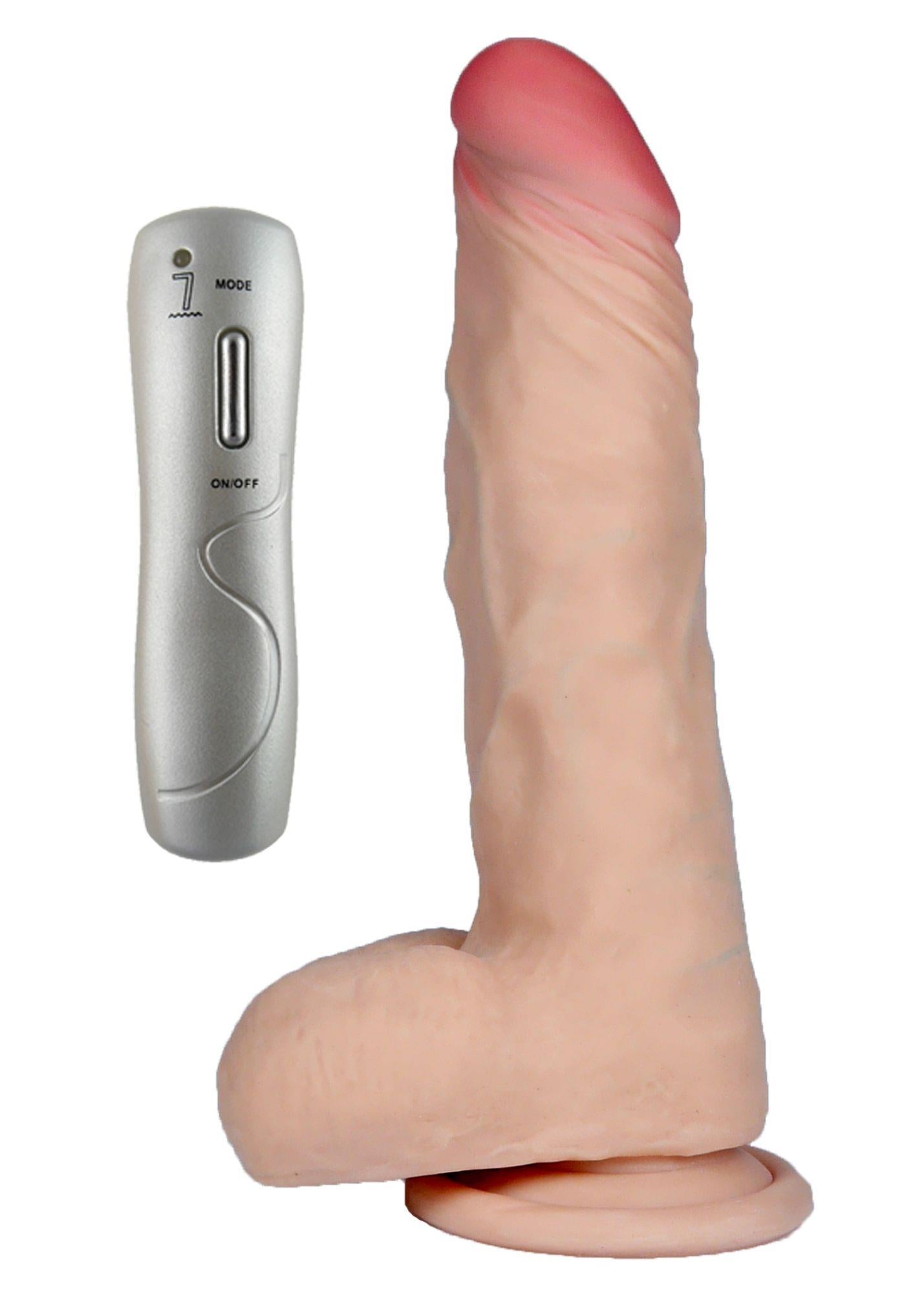1-Dildo penis realistyczny rotacja 21cm 7trybów-1