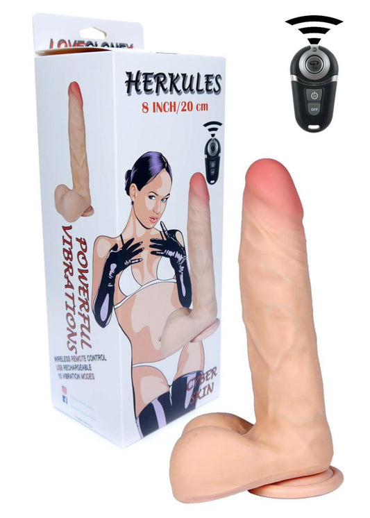 1-Dildo penis z pilotem na przyssawce cyberskóra 23-1