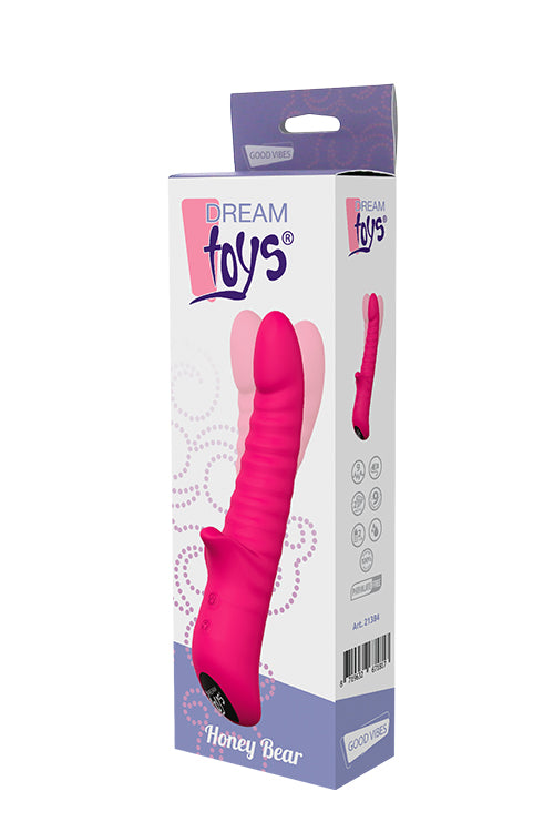 4-Wibrator-DREAM TOYS HONEY BEAR MAGENTA-4