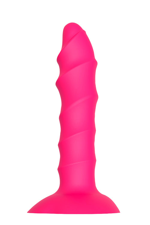 2-Plug-DREAM TOYS TWISTED PLUG WITH SUCTION CUP-2
