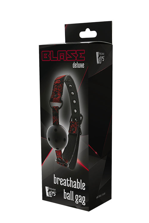 4-Bezpieczny oddychający knebel z dziurkami otworami-4