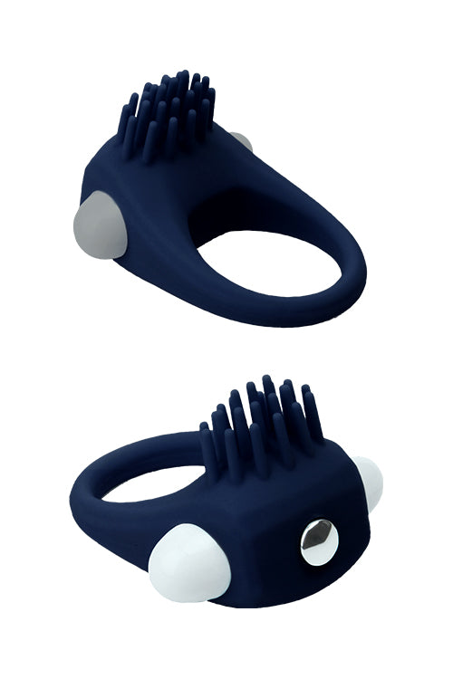 2-RINGS OF LOVE STIMU RING BLUE-2