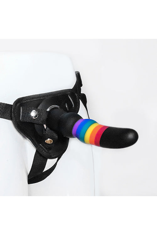 6-Strap-on na szelkach z silikonowym dildo-6