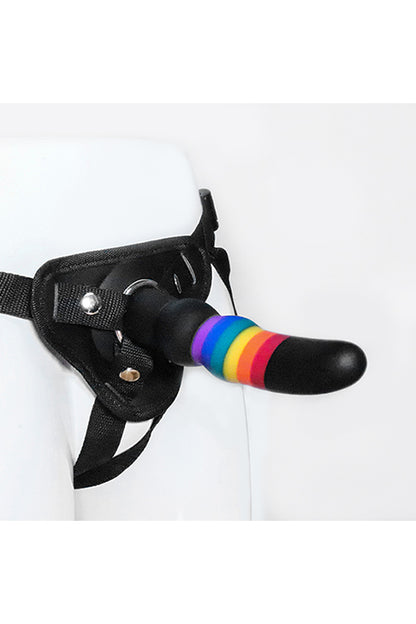 6-Strap-on na szelkach z silikonowym dildo-6