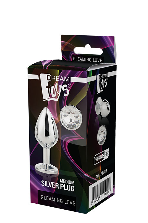 9-GLEAMING LOVE SILVER PLUG MEDIUM-9