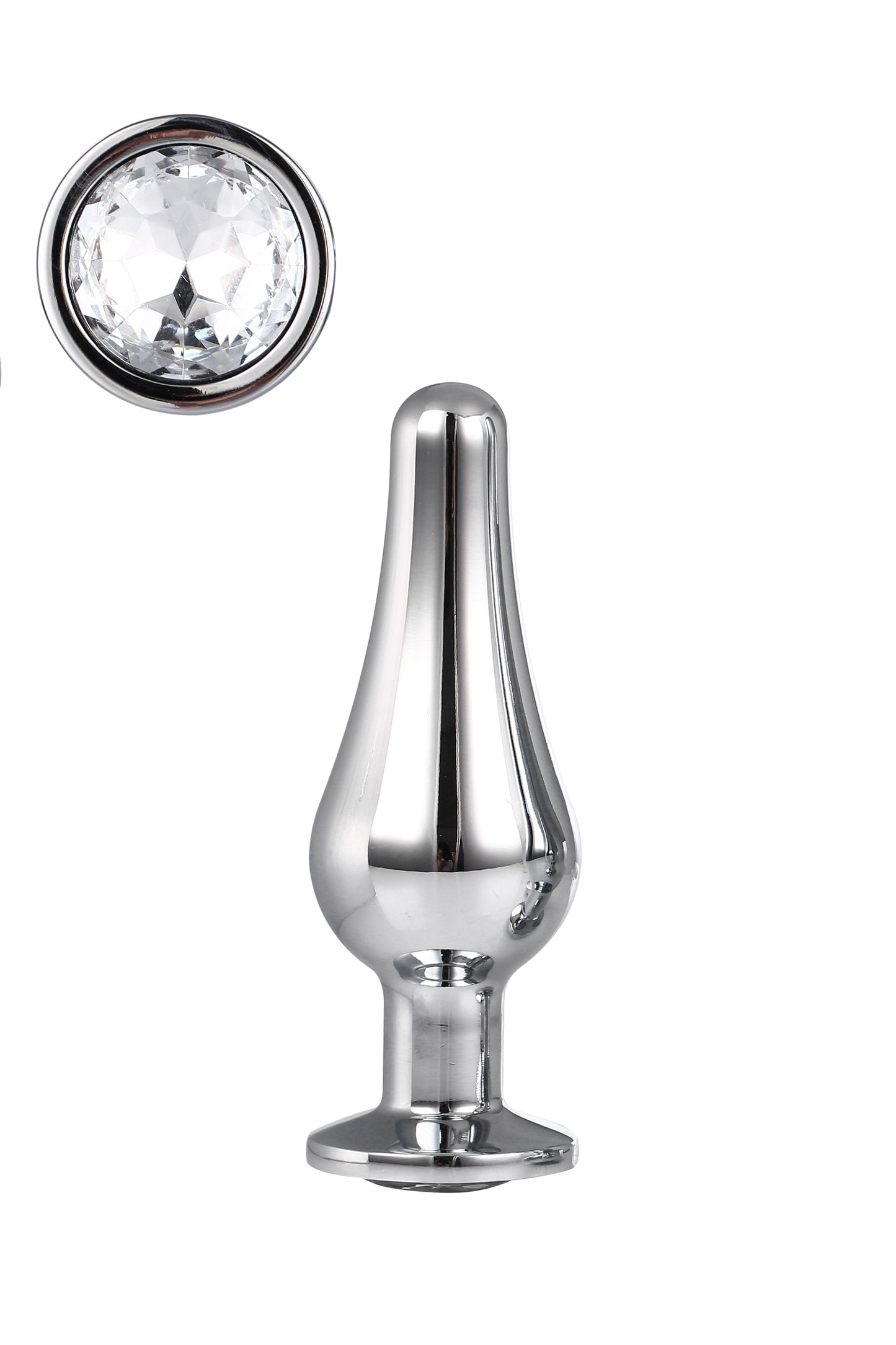 2-GLEAMING LOVE SILVER PLEASURE PLUG S-2